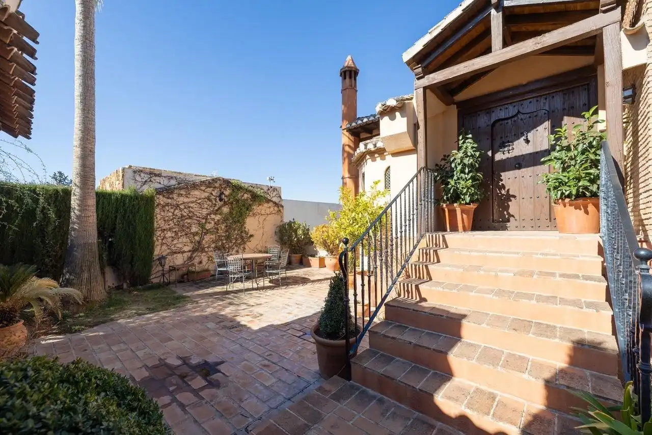 Exterior view of Houses for sale in Monachil  with Air Conditioner, Heating and Private garden