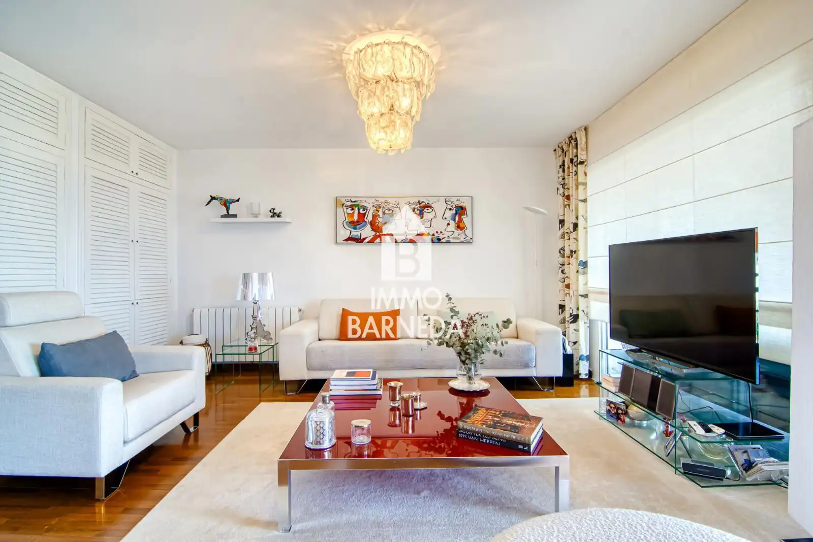 Wohnzimmer von Wohnung zum Verkauf in Roses mit Heizung, Terrasse und Schwimmbad