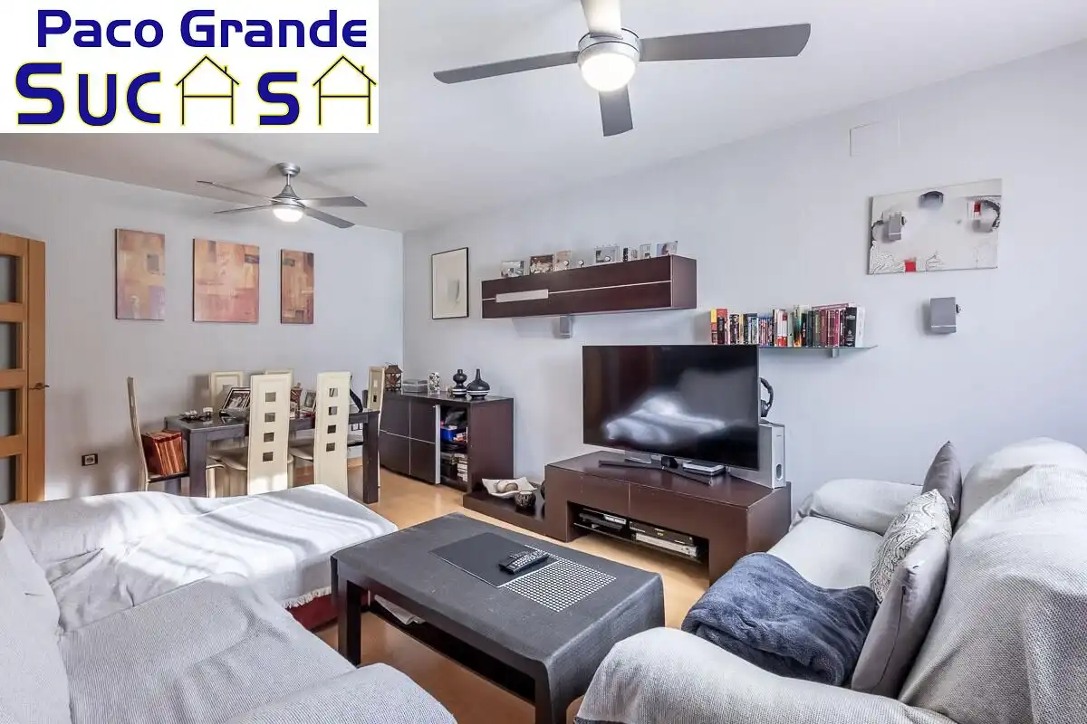 Living room of Flat for sale in Ogíjares  with Air Conditioner, Heating and Furnished
