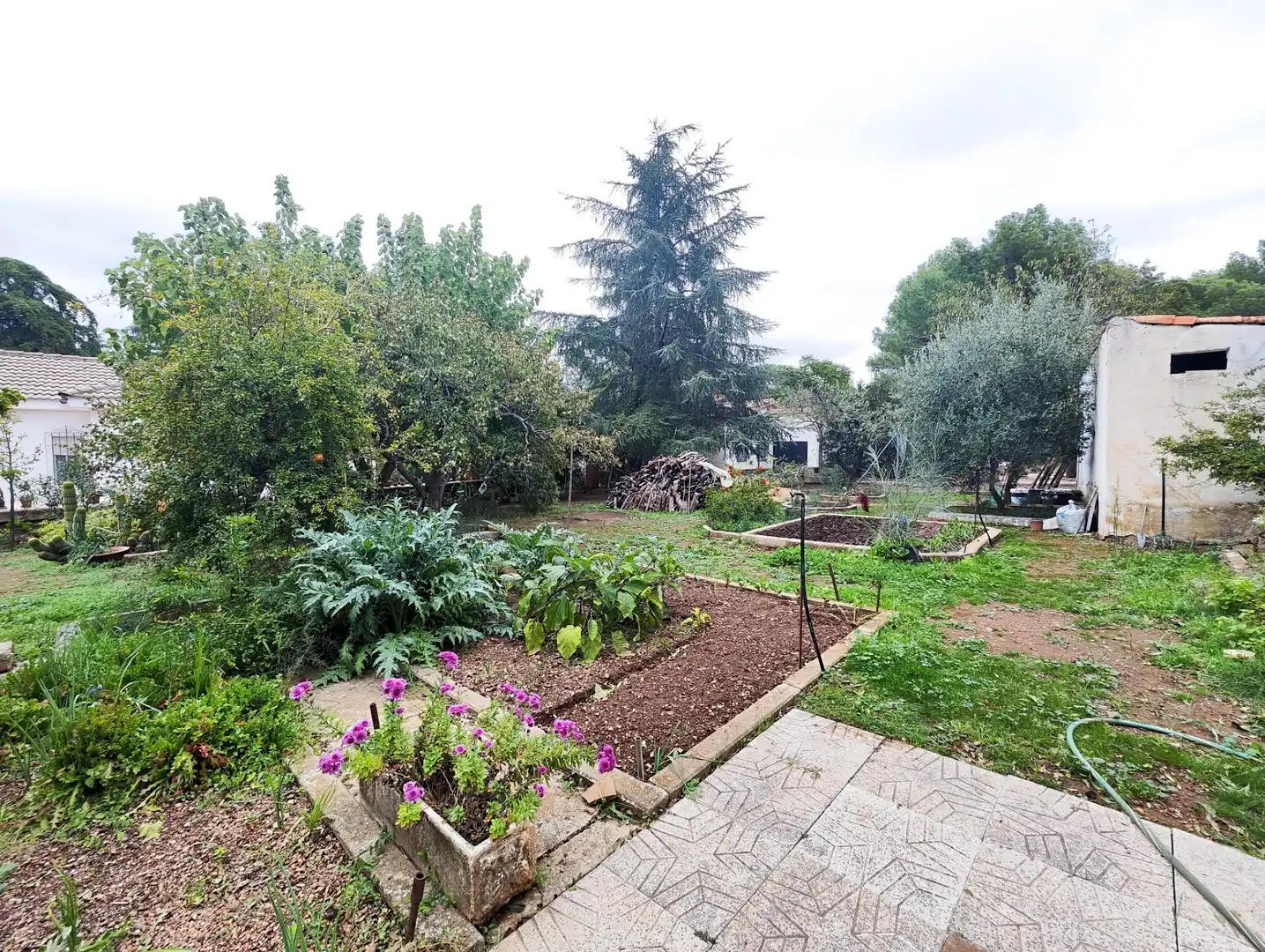 Garden of Houses for sale in Puertollano  with Air Conditioner, Heating and Private garden
