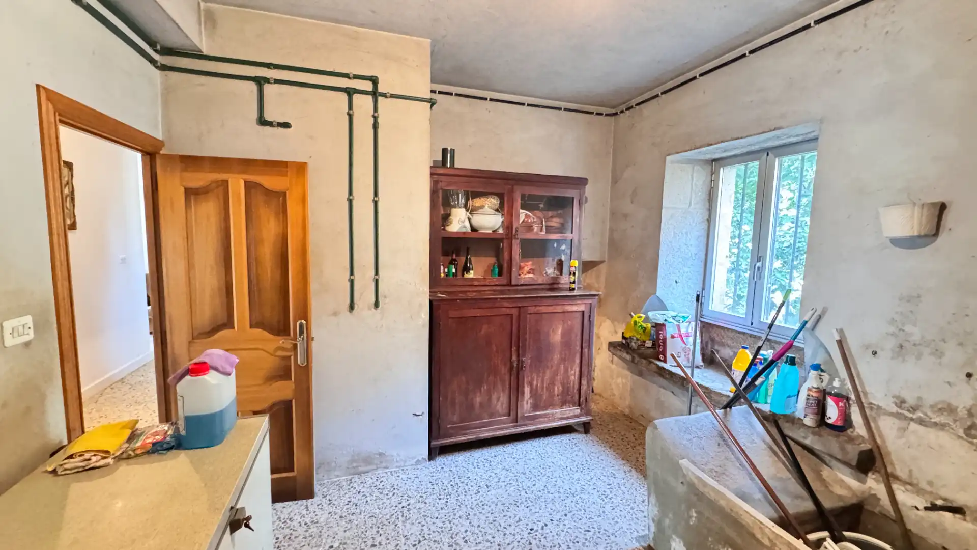 Cocina de Casa o chalet de alquiler en Carballo con Parquet, Trastero y Amueblado