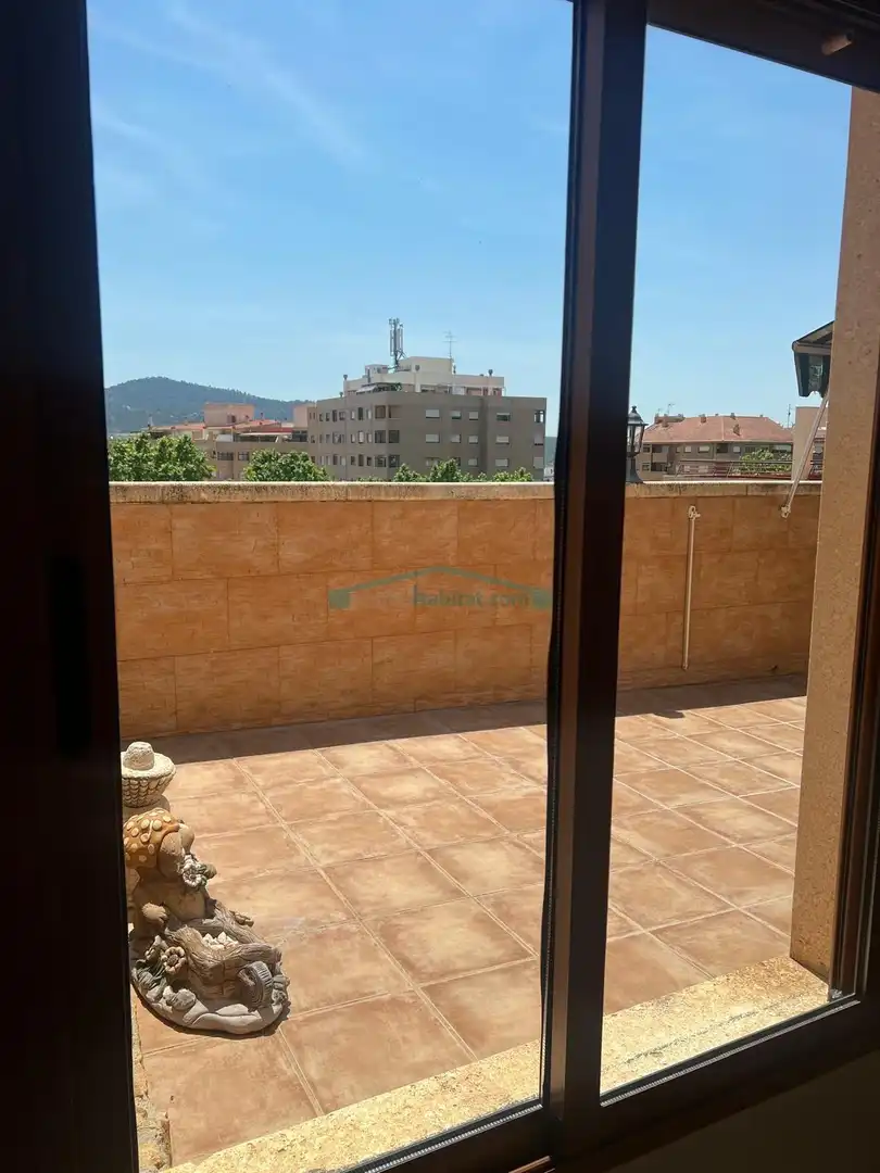 Terrace of Attic for sale in Ibi  with Parquet flooring, Terrace and Jacuzzi