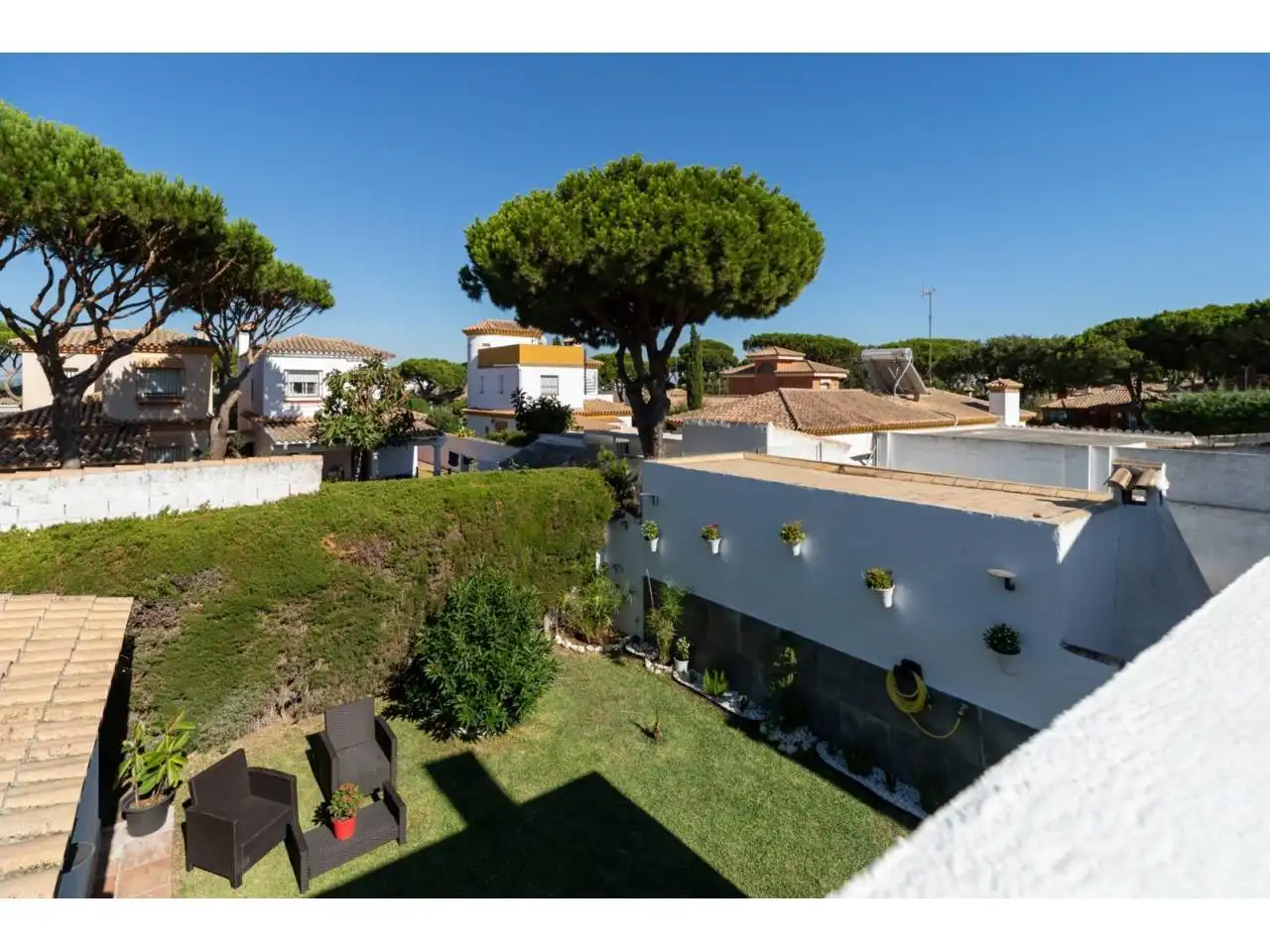 Jardín de Casa o chalet en venta en Chiclana de la Frontera con Aire acondicionado, Jardín privado y Terraza