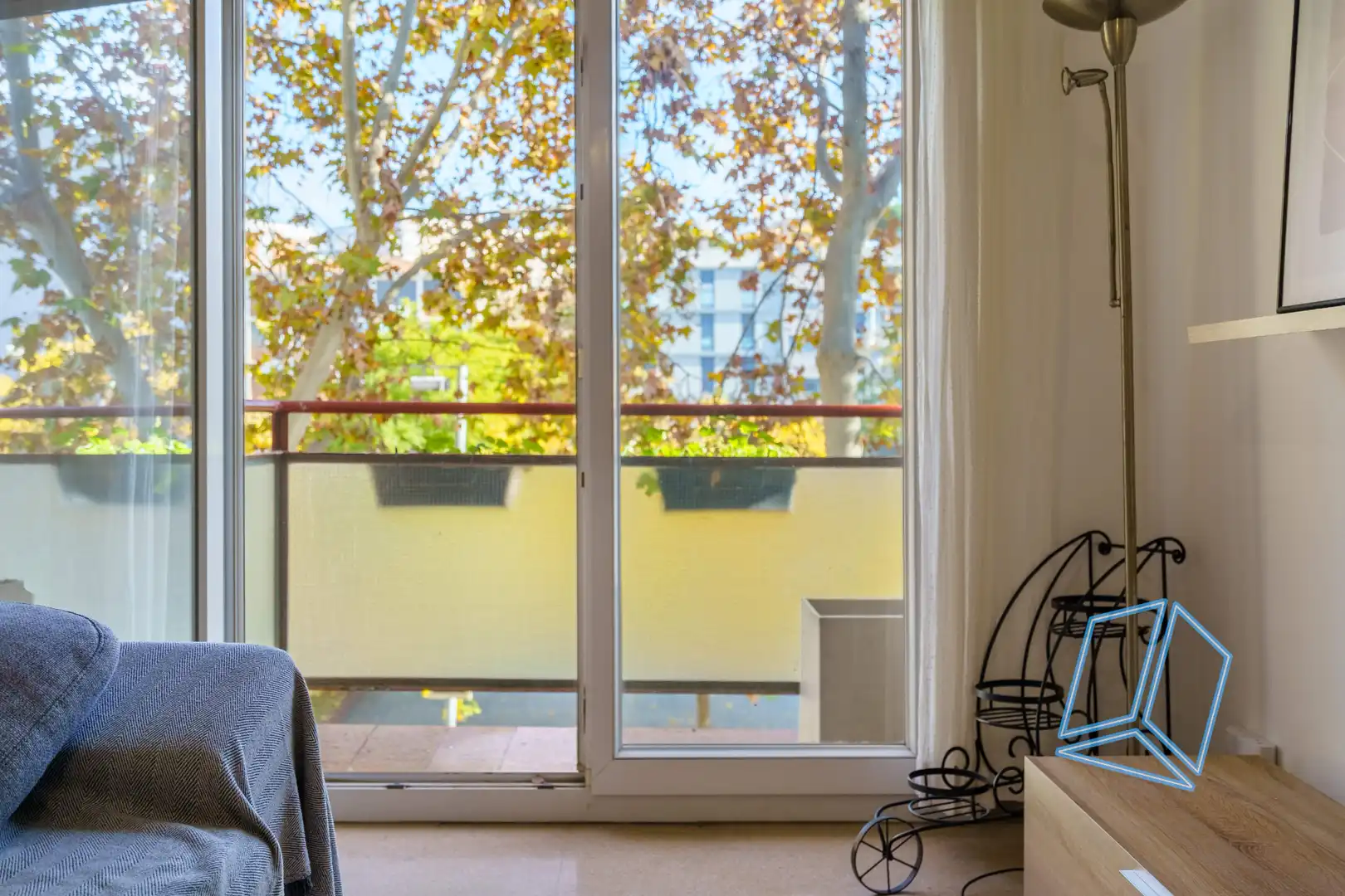 Balcony of Flat for sale in Barcelona  with Furnished, Oven and Washing machine