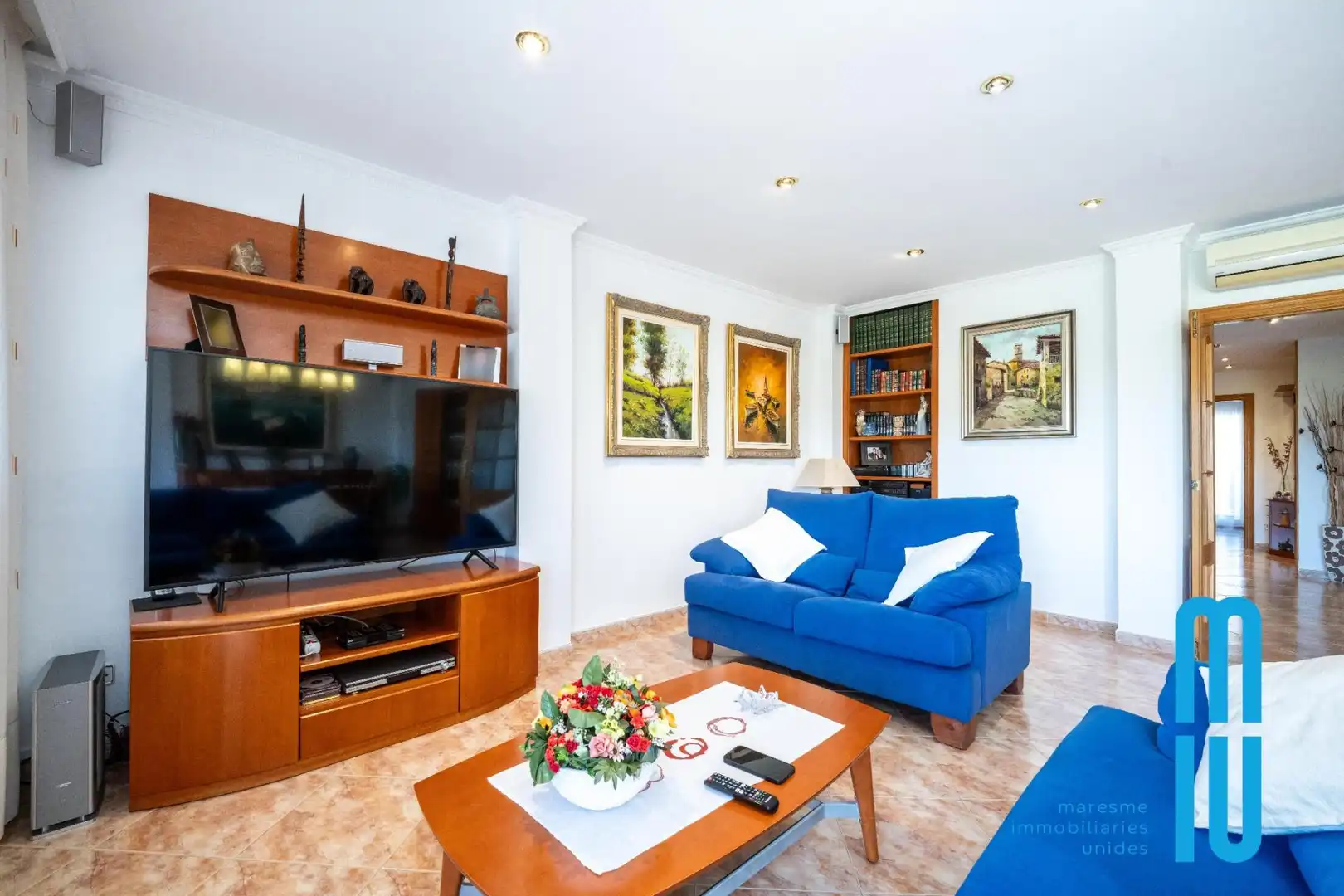 Sala de estar de Casa o chalet en venta en Pineda de Mar con Balcón