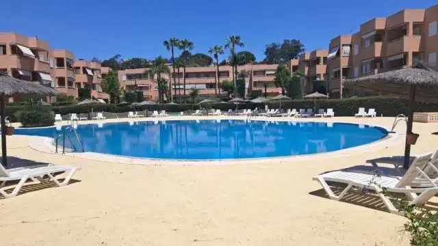 Piscina de Apartamento en venta en Islantilla con Terraza y Amueblado