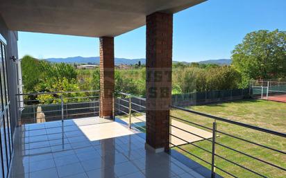 Terrasse von Country house zum verkauf in Bordils mit Terrasse und Schwimmbad