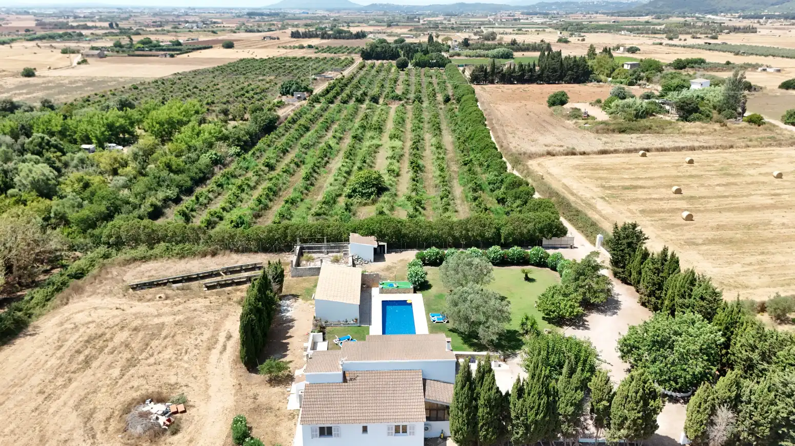 Garden of Houses for rent in Sa Pobla  with Air Conditioner, Heating and Private garden