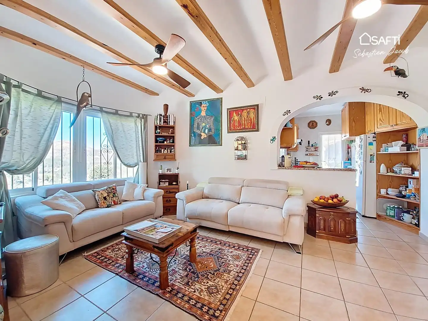 Sala d'estar de Casa o xalet en venda en Ador amb Terrassa i Piscina