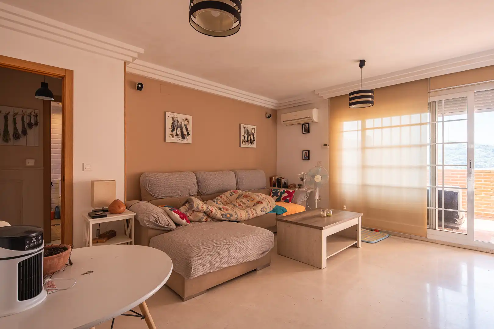 Sala de estar de Ático en venta en Cenes de la Vega con Aire acondicionado, Calefacción y Terraza