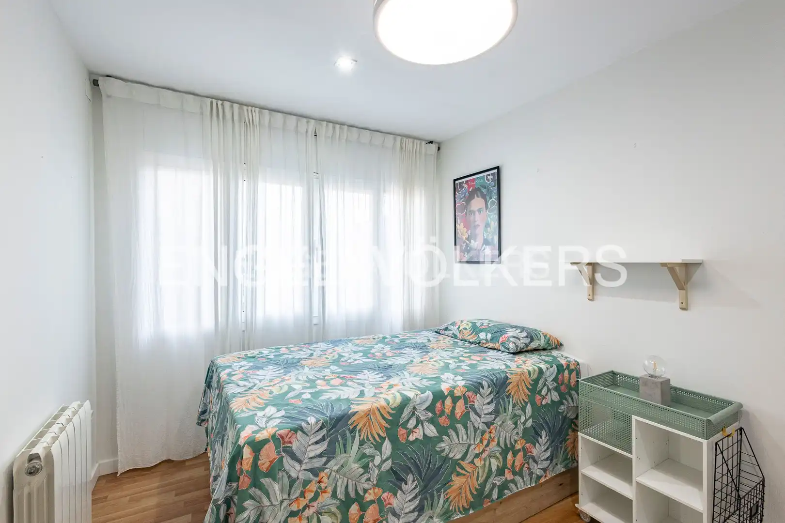 Schlafzimmer von Wohnung zur Miete in Esplugues de Llobregat mit Klimaanlage, Heizung und Parkett