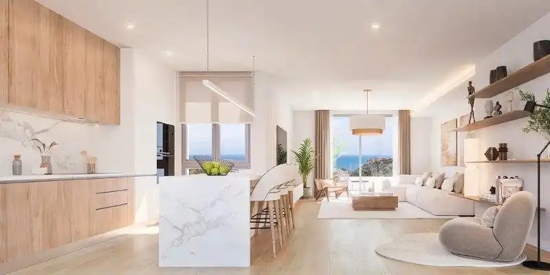 Living room of Flat for sale in Manilva  with Air Conditioner, Heating and Private garden