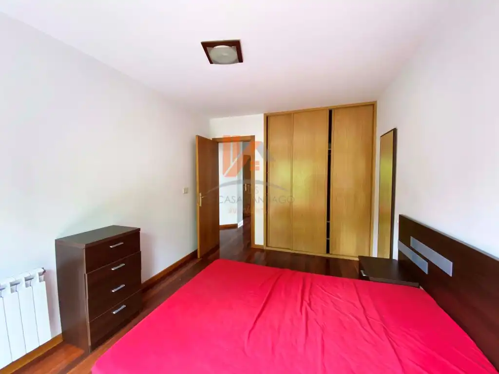 Bedroom of Apartments for sale in Brión  with Swimming Pool and Oven