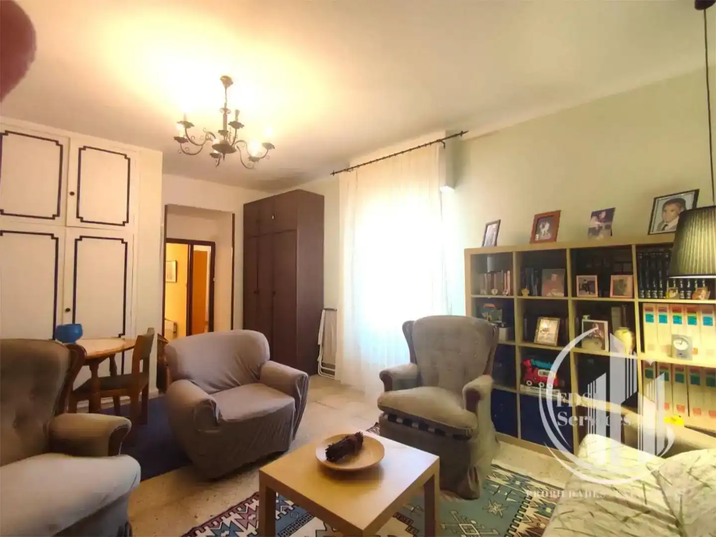 Sala d'estar de Casa adosada en venda en San Vicente de la Sonsierra