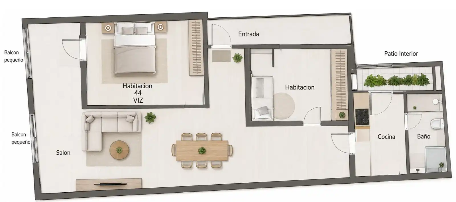 Piso en venta en Madrid con Calefacción y Balcón