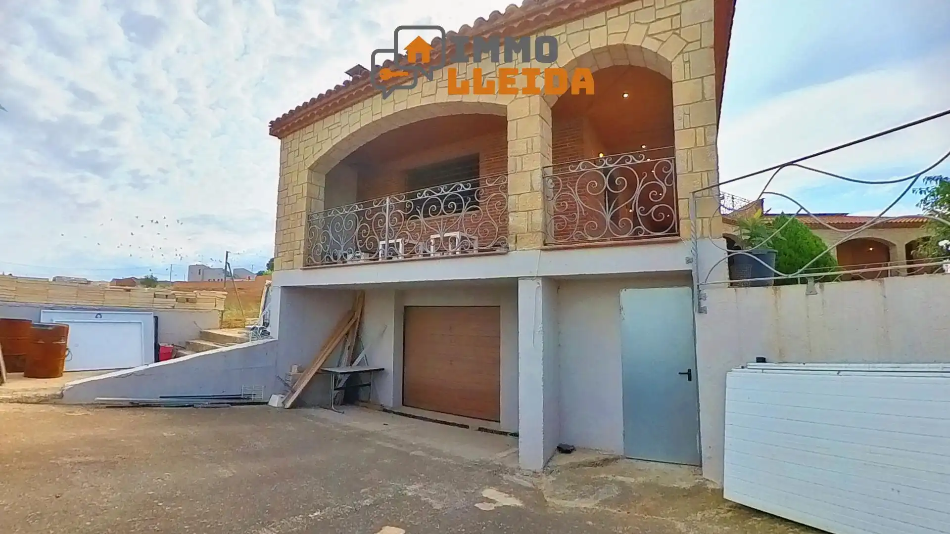 Vista exterior de Casa o chalet en venta en Arbeca con Calefacción, Terraza y Trastero
