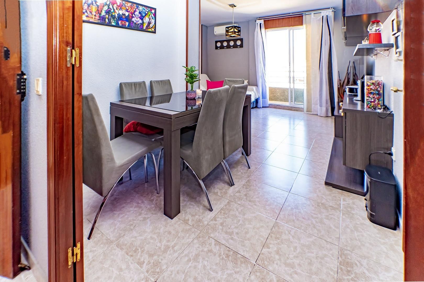 Esszimmer von Wohnung zum Verkauf in  Almería Capital mit Klimaanlage, Heizung und Terrasse