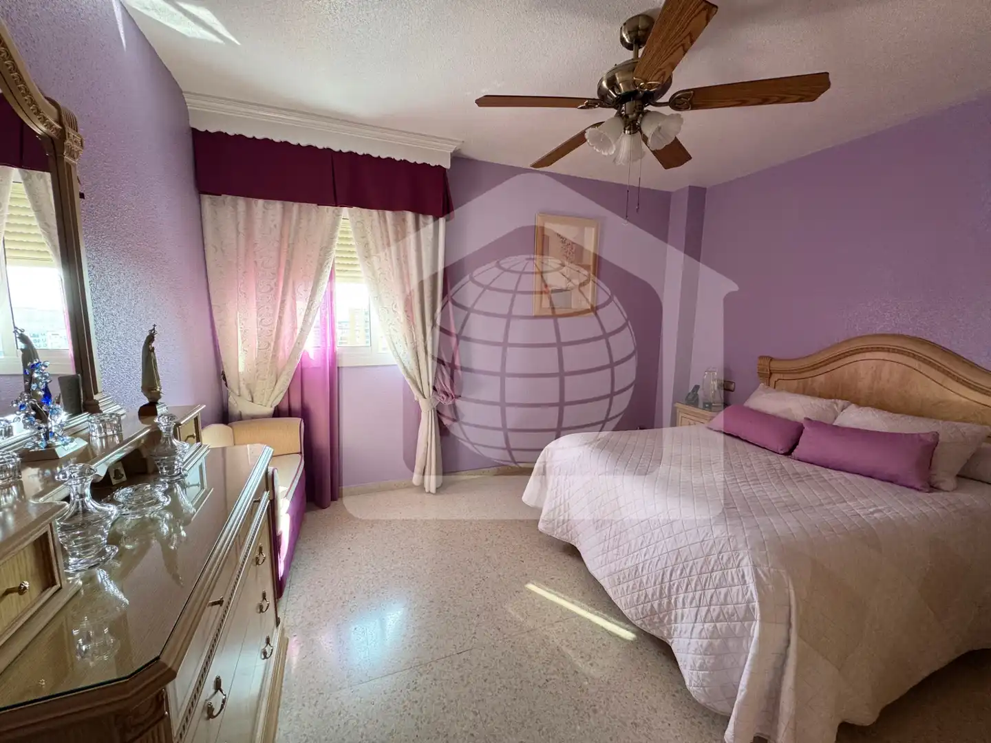 Bedroom of Flat for sale in Málaga  with Terrace, Furnished and Oven