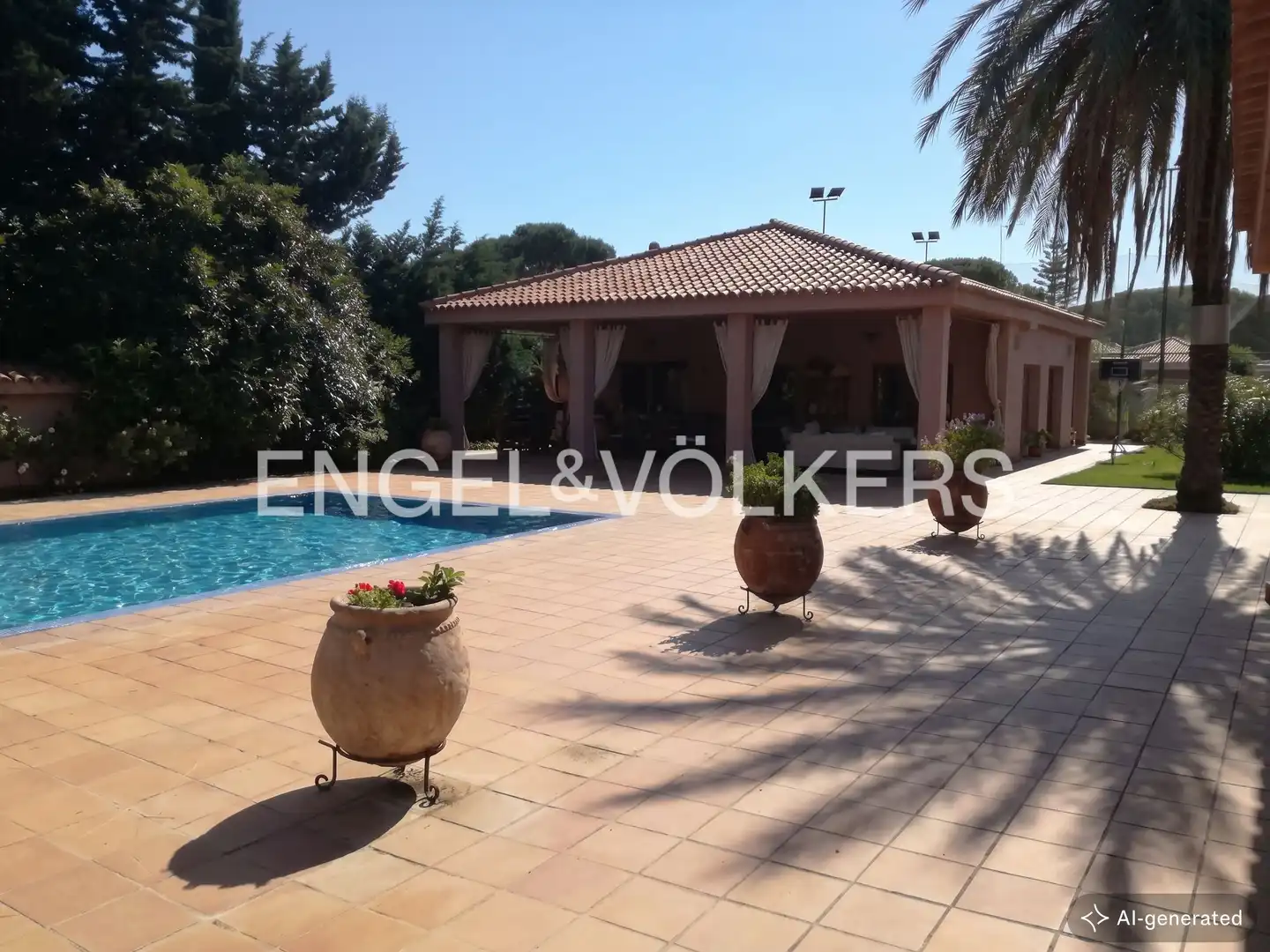 Terraza de Casa o chalet en venta en Chiclana de la Frontera con Calefacción y Jardín privado