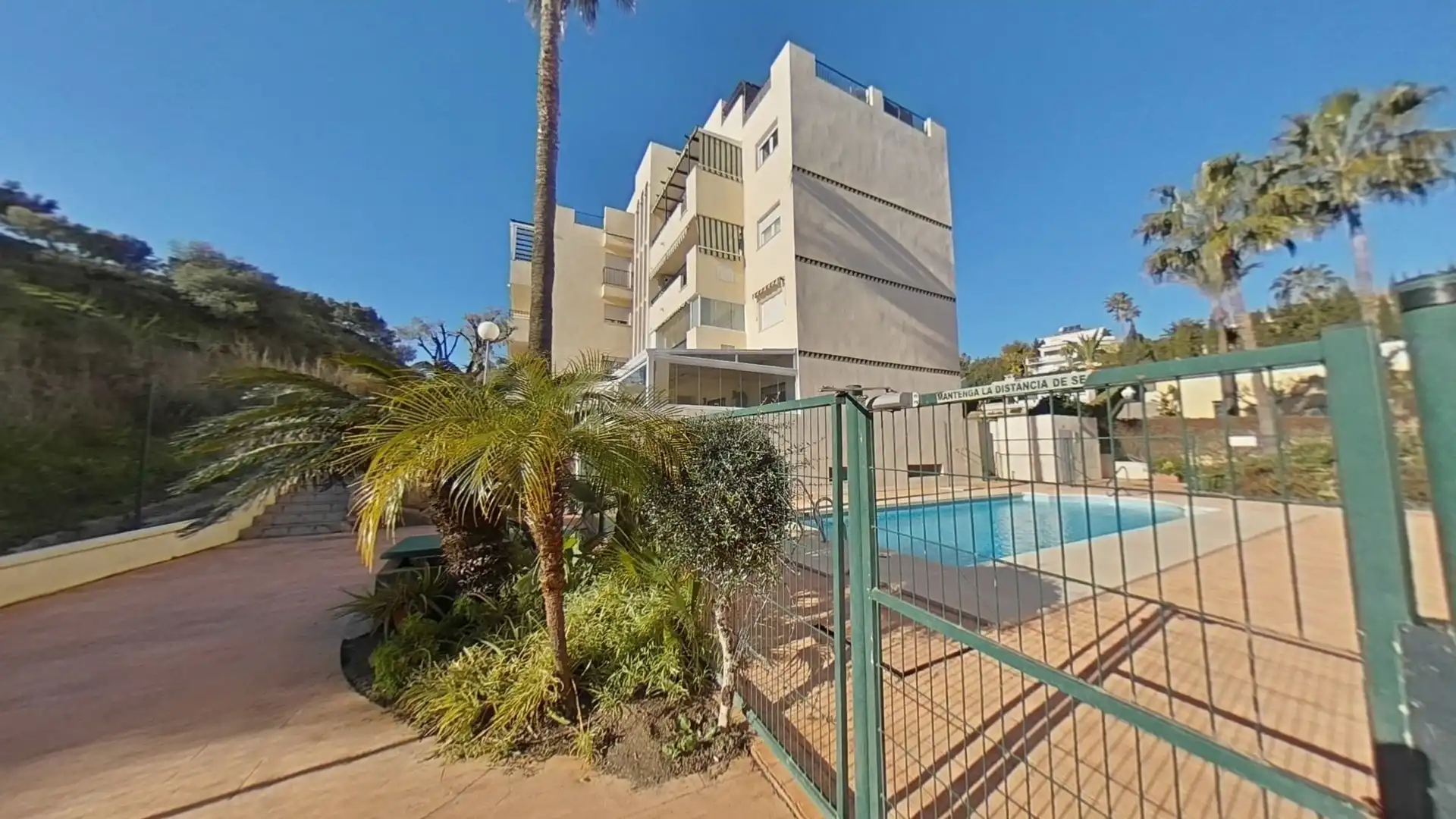 Schwimmbecken von Wohnung zum Verkauf in Mijas mit Abstellraum und Schwimmbad