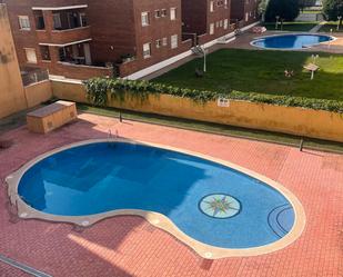 Swimming pool of Attic for sale in Cubelles  with Heating, Terrace and Storage room