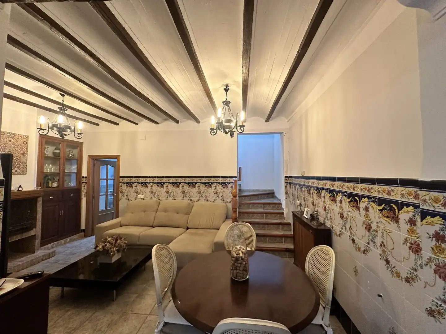 Sala d'estar de Casa o xalet en venda en Algar de Palància amb Calefacció, Terrassa i Balcó