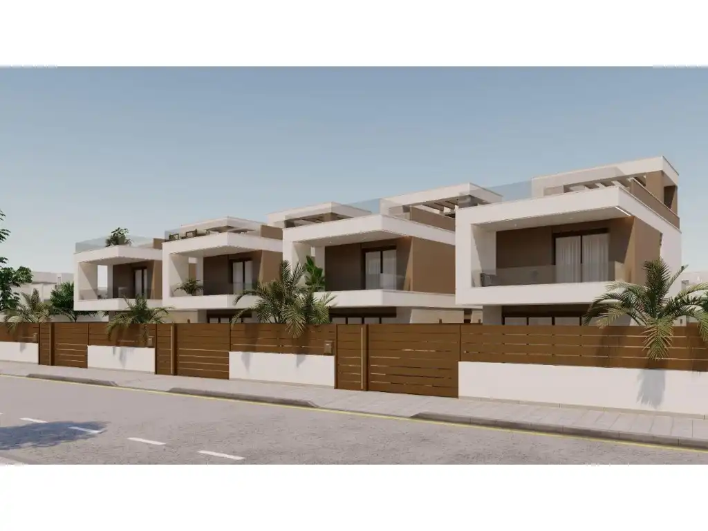 Vista exterior de Casa o xalet en venda en Pilar de la Horadada amb Jardí privat i Piscina