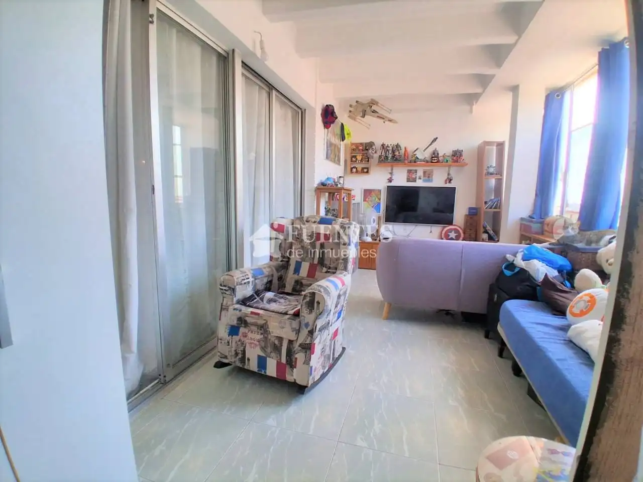 Sala d'estar de Pis en venda en Sant Joan d'Alacant amb Aire condicionat i Terrassa