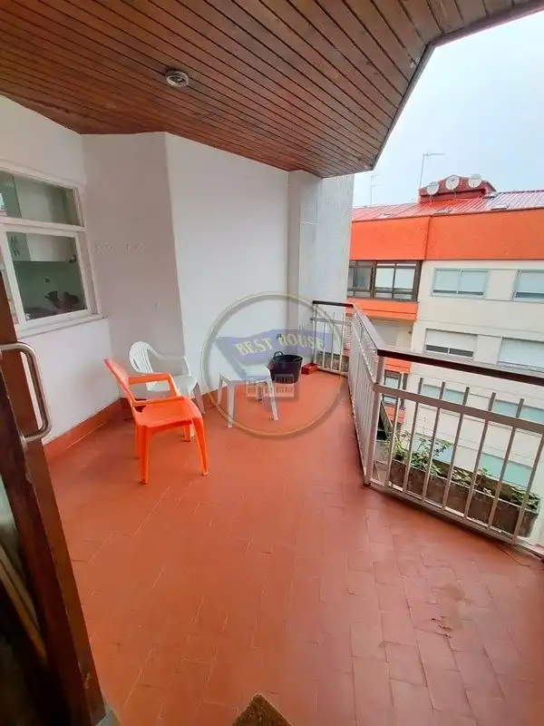 Balcony of Flat for rent in Vigo   with Heating, Parquet flooring and Terrace