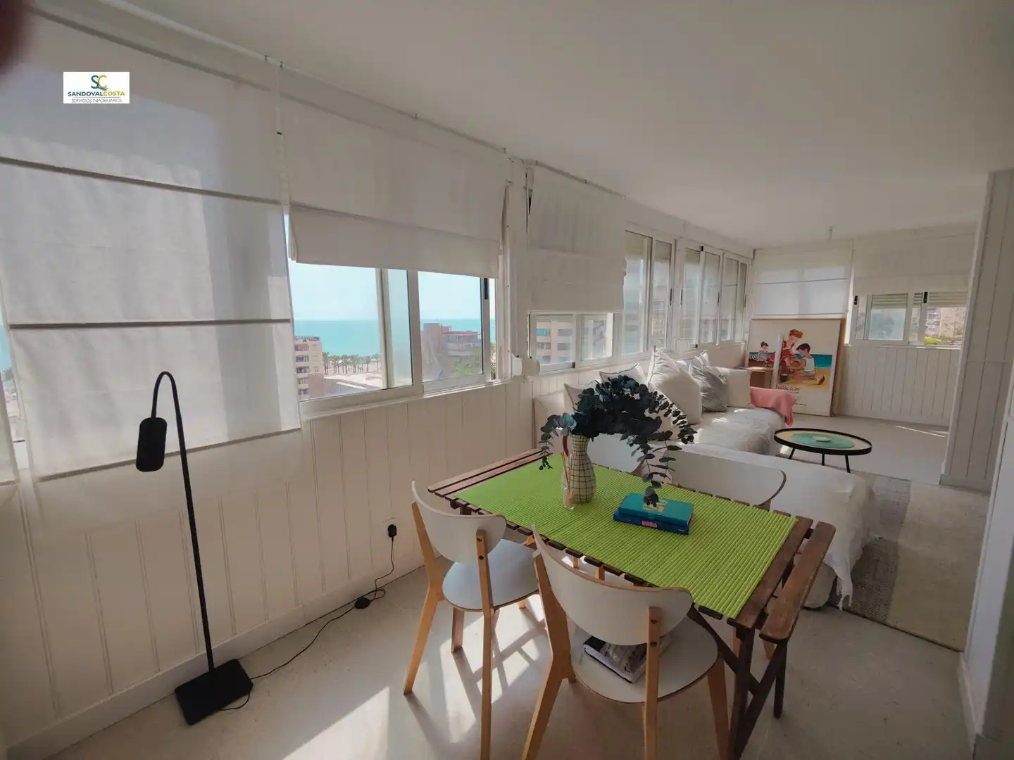Esszimmer von Wohnung zur Miete in Alicante / Alacant mit Klimaanlage und Möbliert