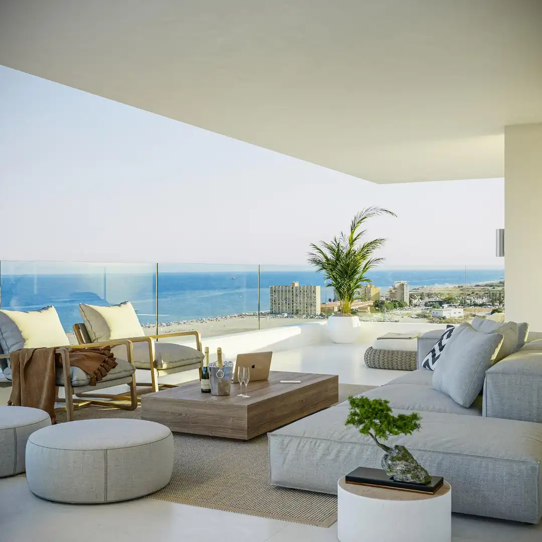 Terraza de Apartamento en venta en Málaga con Aire acondicionado, Jardín privado y Terraza