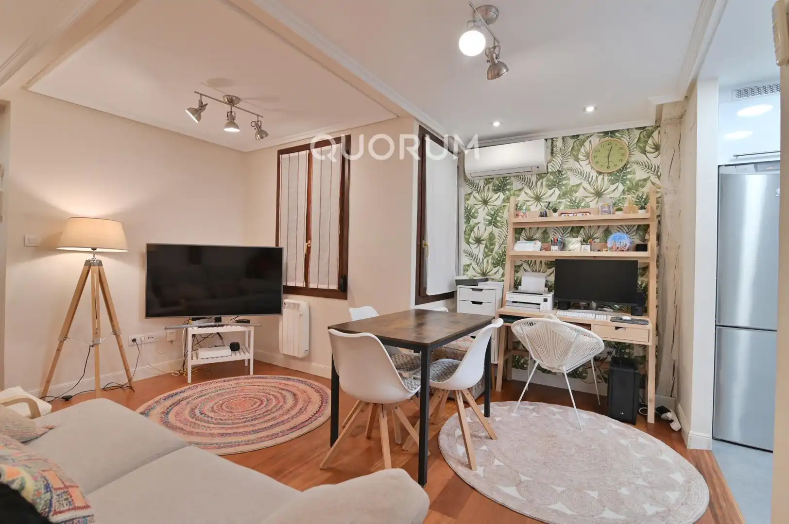 Sala de estar de Piso en venta en Bilbao  con Aire acondicionado, Calefacción y Balcón