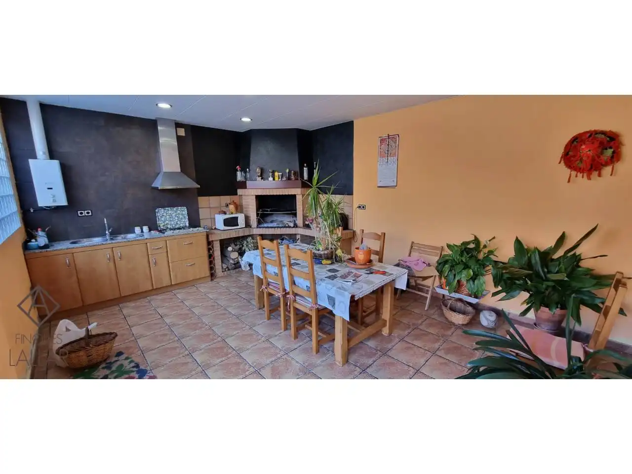 Cocina de Casa adosada en venta en Granollers con Calefacción, Jardín privado y Terraza