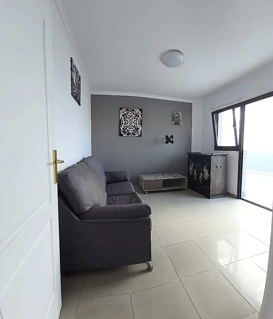 Sala d'estar de Àtic de lloguer en Las Palmas de Gran Canaria amb Terrassa, Moblat i Forn