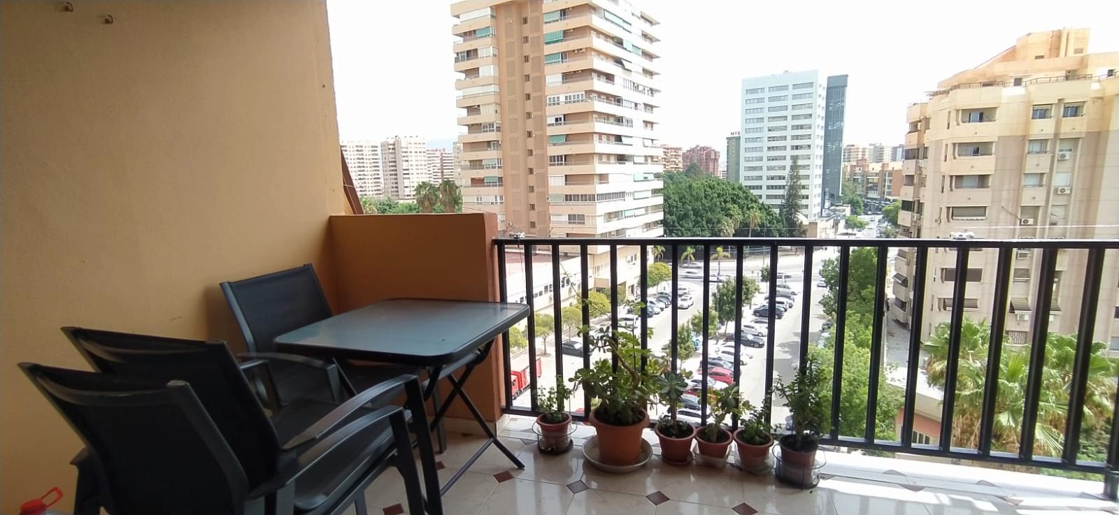 Balcony of Flat to rent in Málaga Capital  with Air Conditioner, Terrace and Furnished