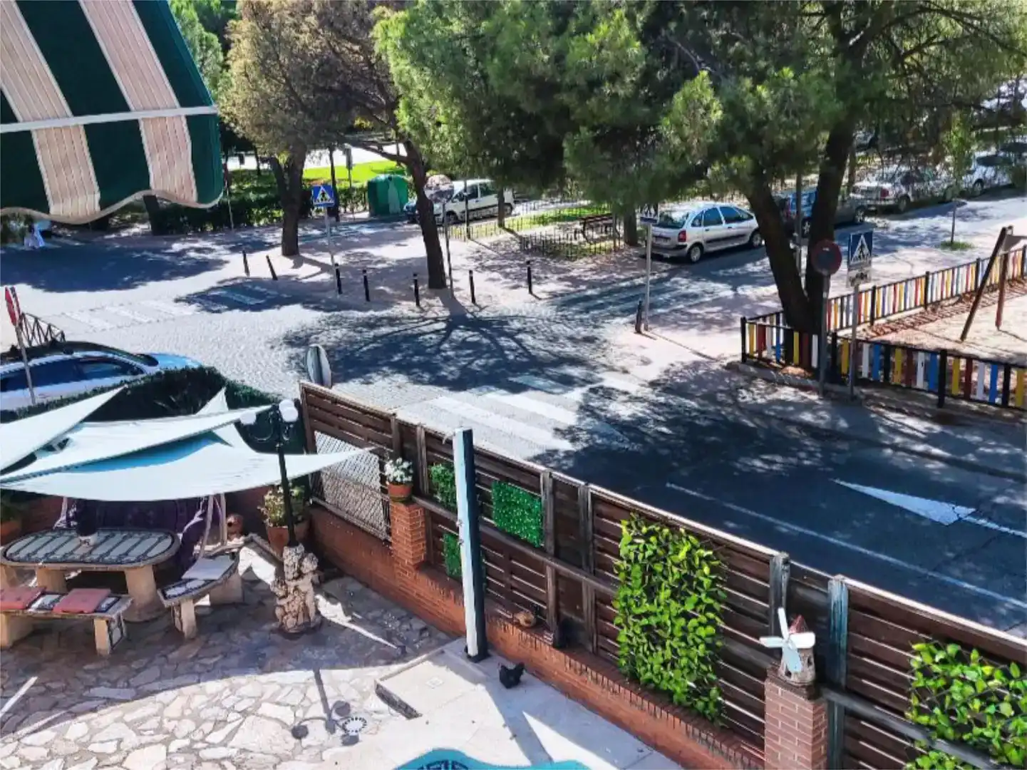 Exterior view of Flat for sale in Getafe  with Air Conditioner, Swimming Pool and Balcony