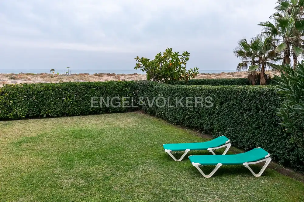 Jardín de Apartamento en venta en Xeraco con Aire acondicionado, Calefacción y Jardín privado