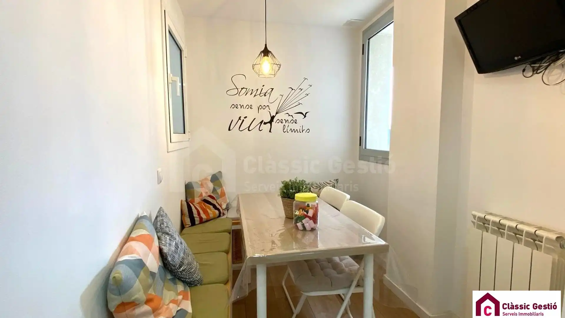 Dining room of Flat for sale in Terrassa  with Air Conditioner, Heating and Balcony
