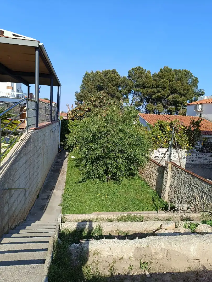 Garden of Houses for sale in Cunit  with Air Conditioner, Heating and Private garden