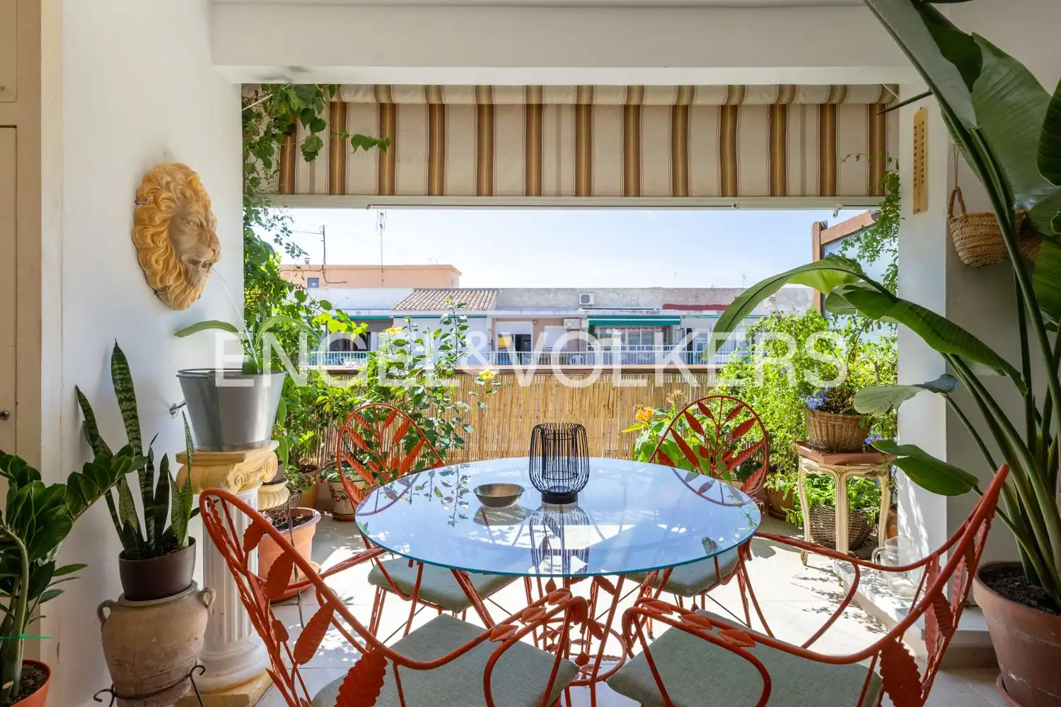 Terraza de Piso de alquiler en Cullera con Calefacción, Terraza y Amueblado