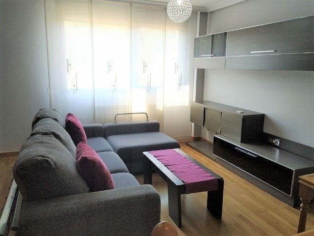 Sala de estar de Apartamento de alquiler en Burgos Capital con Calefacción y Terraza