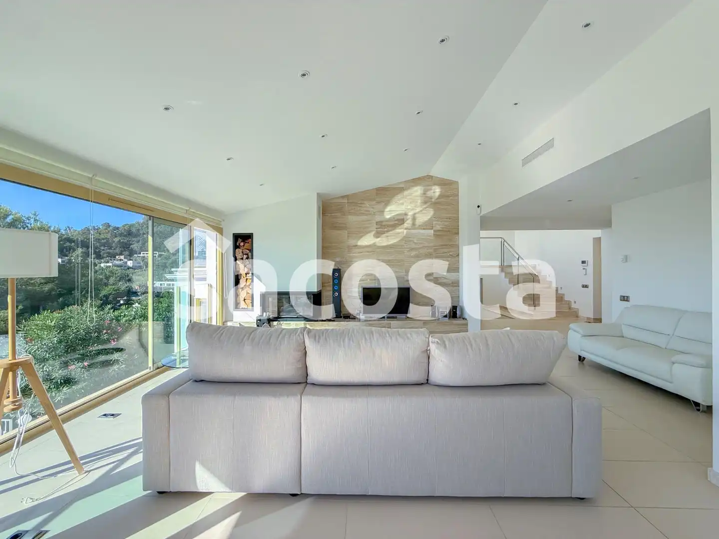 Sala de estar de Casa o chalet en venta en Blanes con Terraza, Piscina y Amueblado