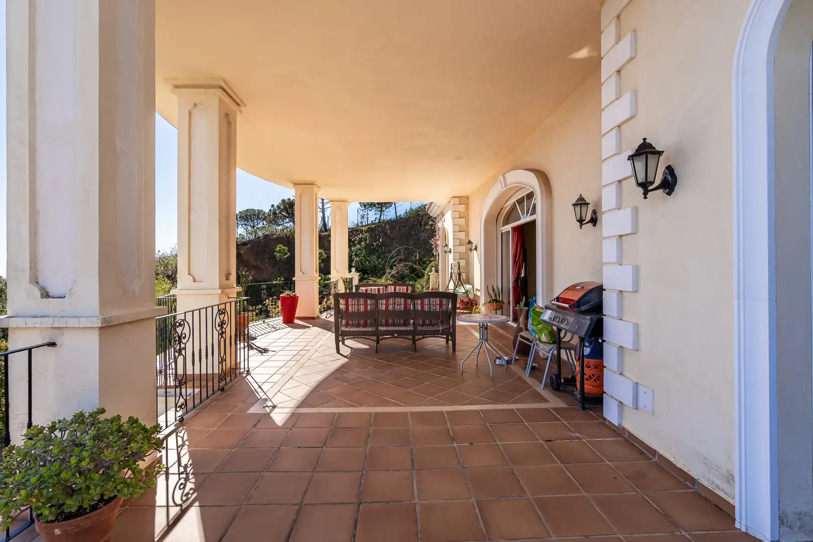 Terraza de Casa o chalet en venta en Estepona con Aire acondicionado, Terraza y Amueblado