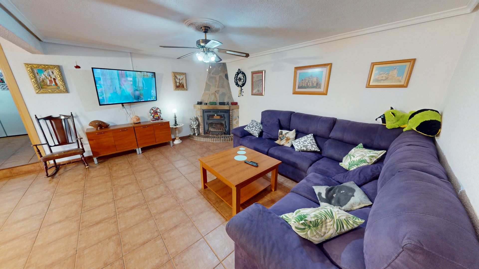 Sala de estar de Casa o chalet en venta en San Vicente del Raspeig / Sant Vicent del Raspeig con Aire acondicionado, Calefacción y Jardín privado