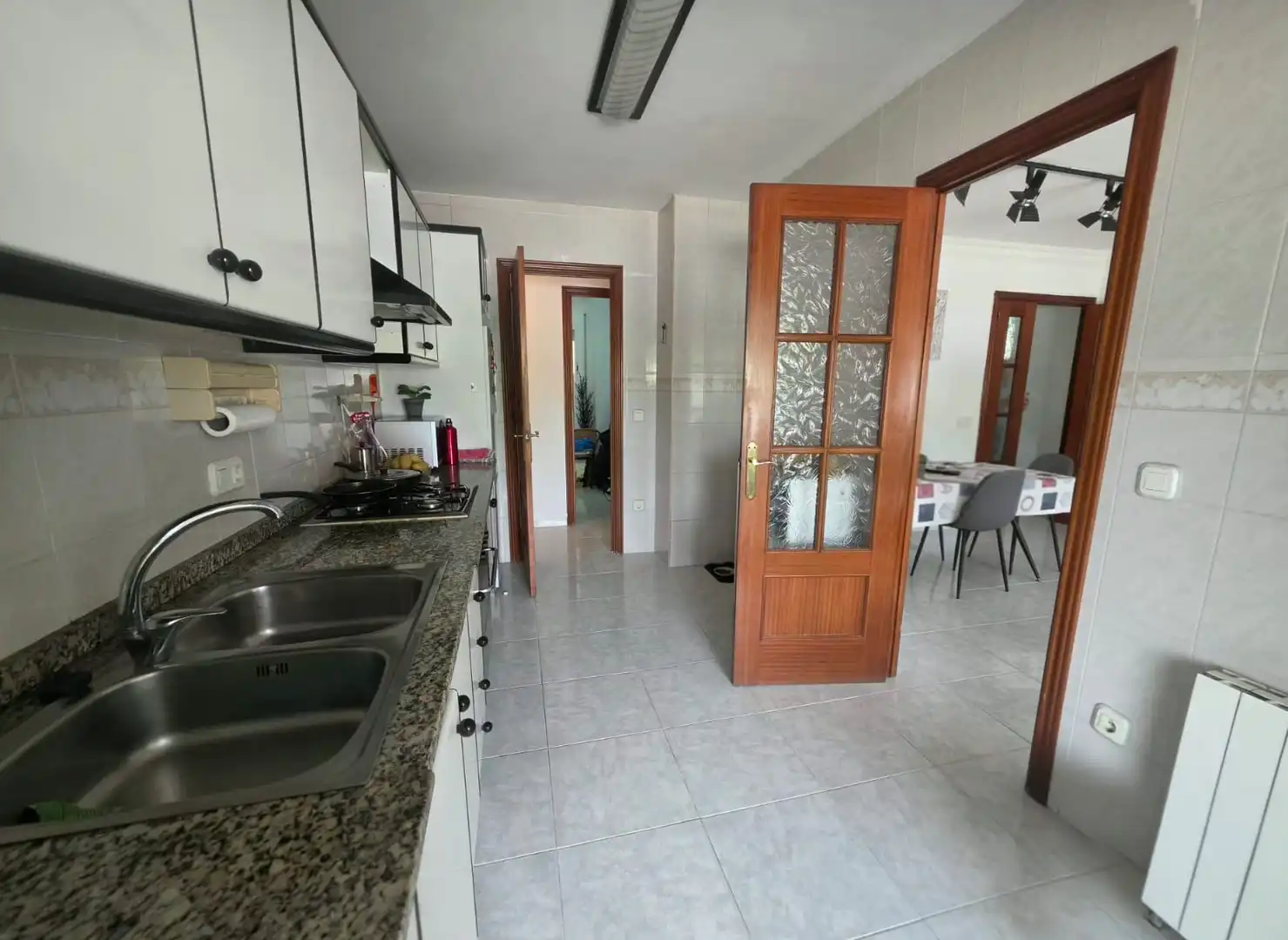 Küche von Wohnung zum Verkauf in Vilanova i la Geltrú mit Heizung, Terrasse und Ofen