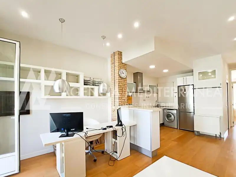Cocina de Piso de alquiler en Valencia con Aire acondicionado, Calefacción y Trastero