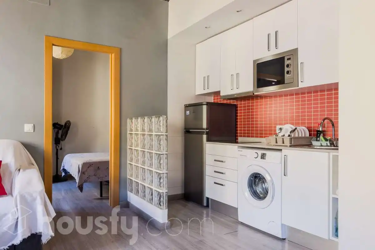 Cocina de Piso en venta en Barcelona con Aire acondicionado, Parquet y Amueblado