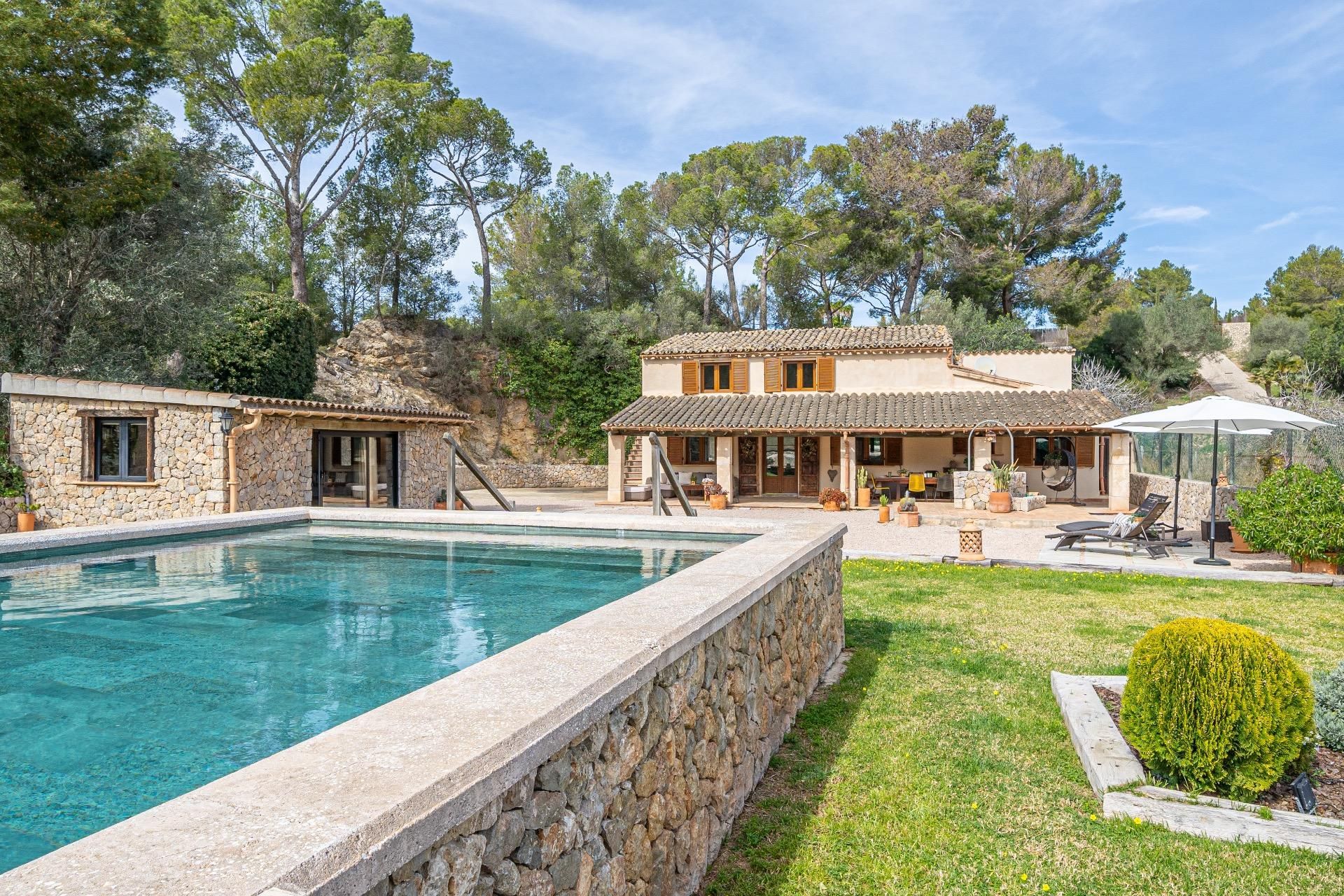 Jardín de Casa o chalet en venta en Calvià con Aire acondicionado, Calefacción y Jardín privado