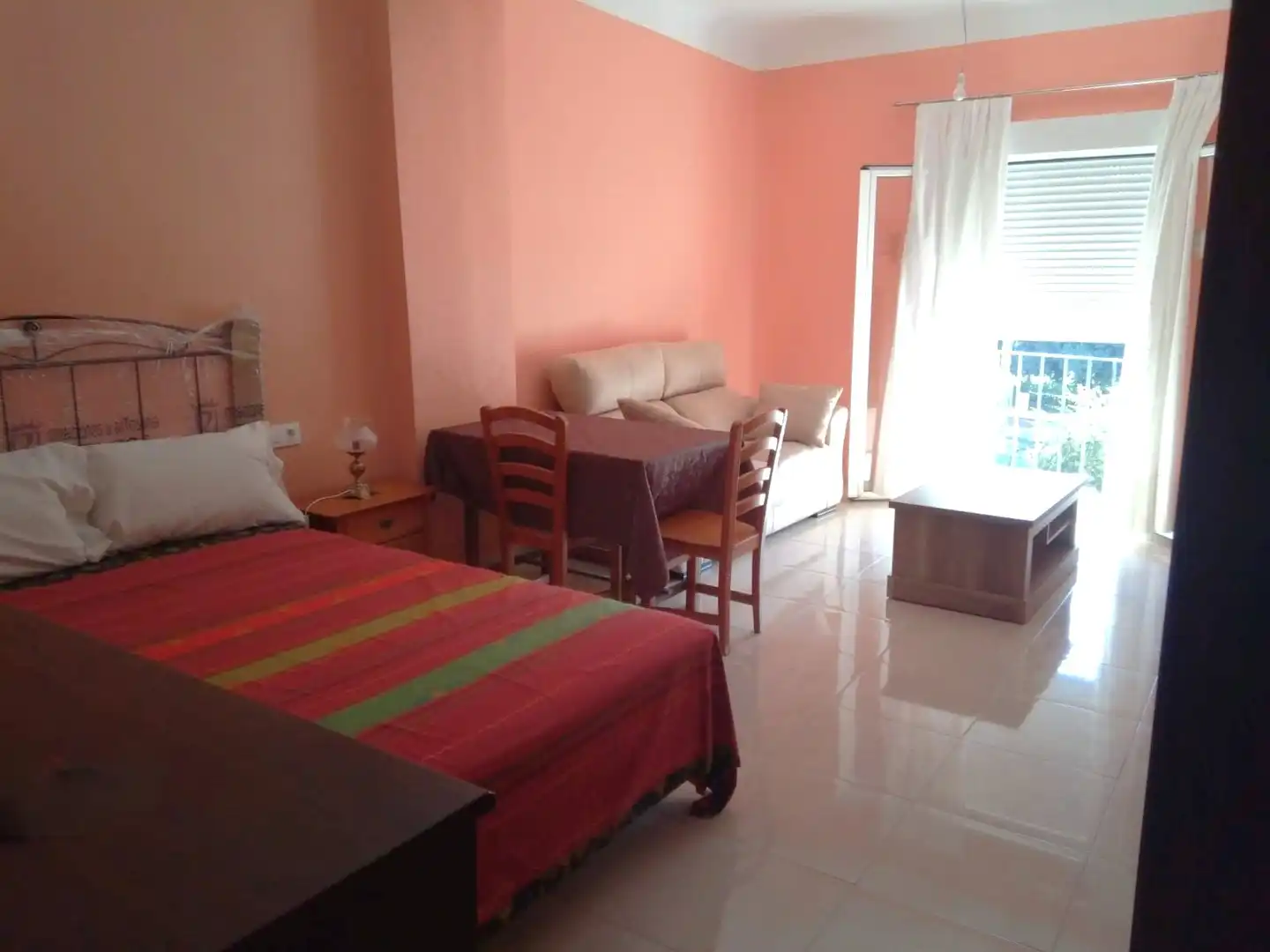Schlafzimmer von Wohnung zur Miete in Murcia mit Klimaanlage, Heizung und Möbliert