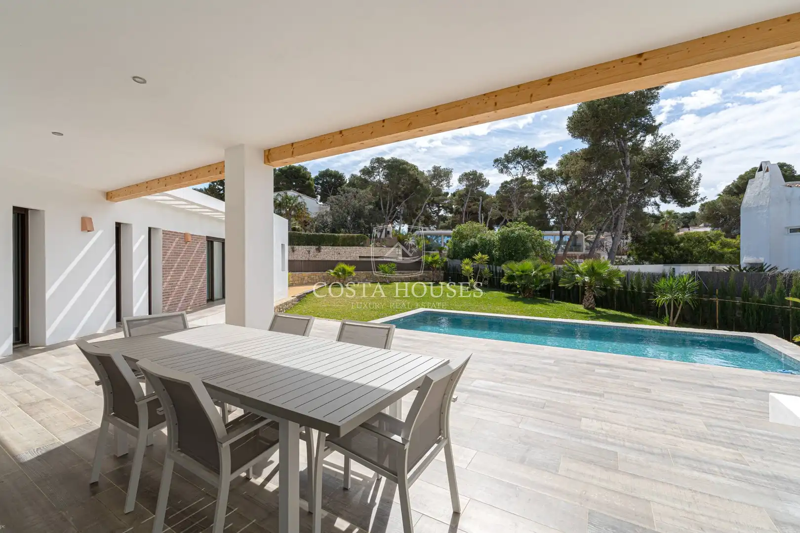 Terrace of Houses for sale in Jávea / Xàbia  with Air Conditioner, Heating and Private garden